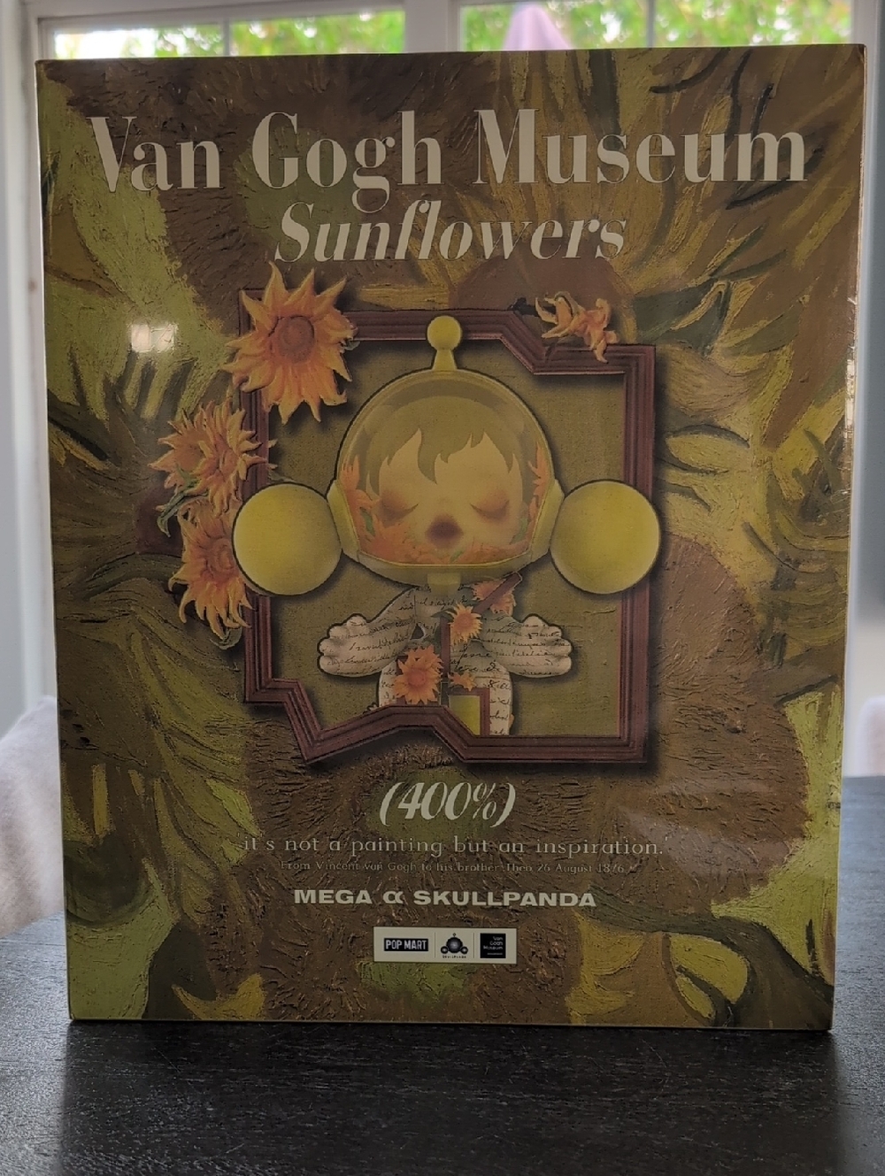 MEGA a SKULLPANDA 400% Van Gogh Museum Sunflowers